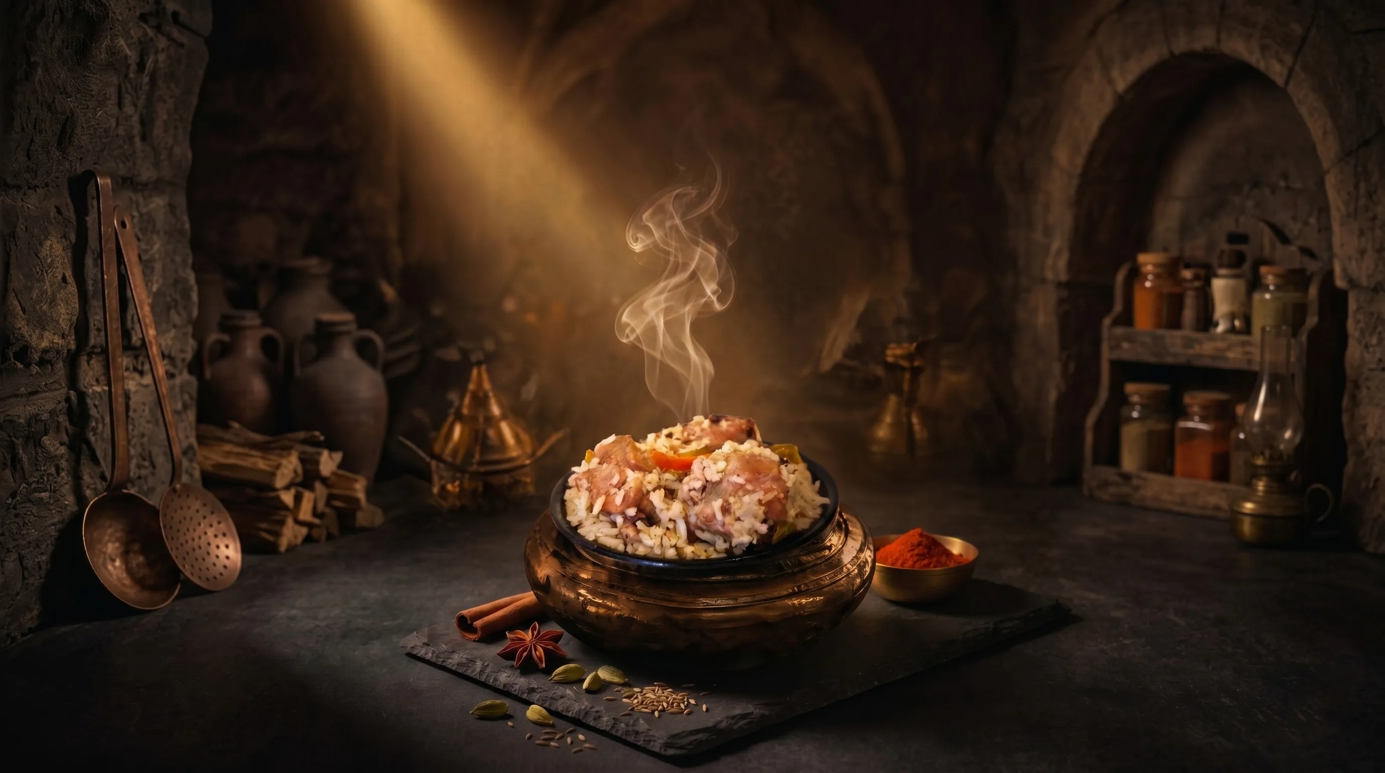 Zingara white biryani hero shot, delivered to Kalkere, Horamavu